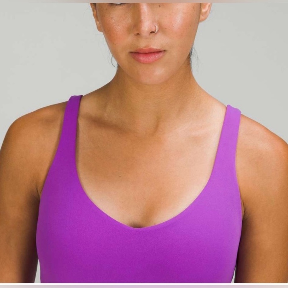 NWT Lululemon Align™ Waist-Length Tank – Moonlit Magenta– Size 0 - Picture 4 of 9